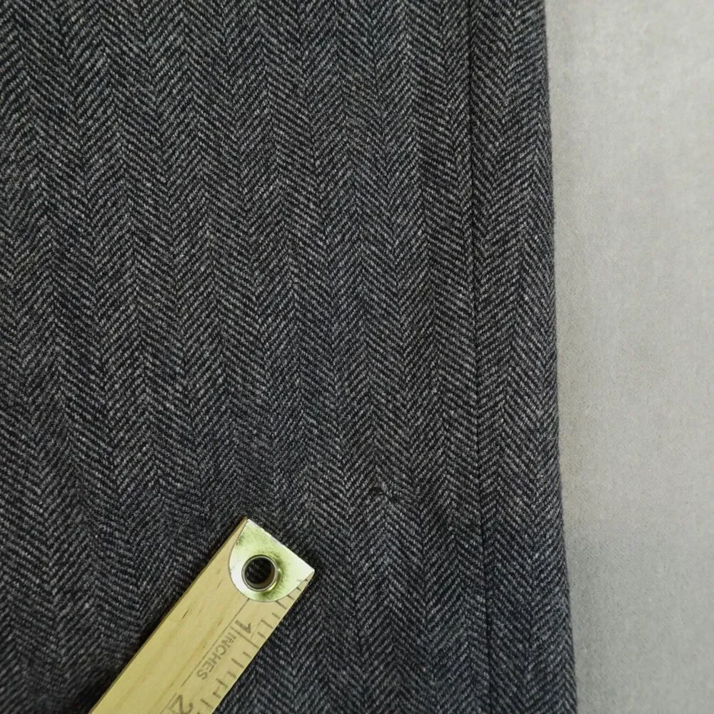 J Crew Bowery Slim Tweed Wool Herringbone Pants Mens 32x34 Gray